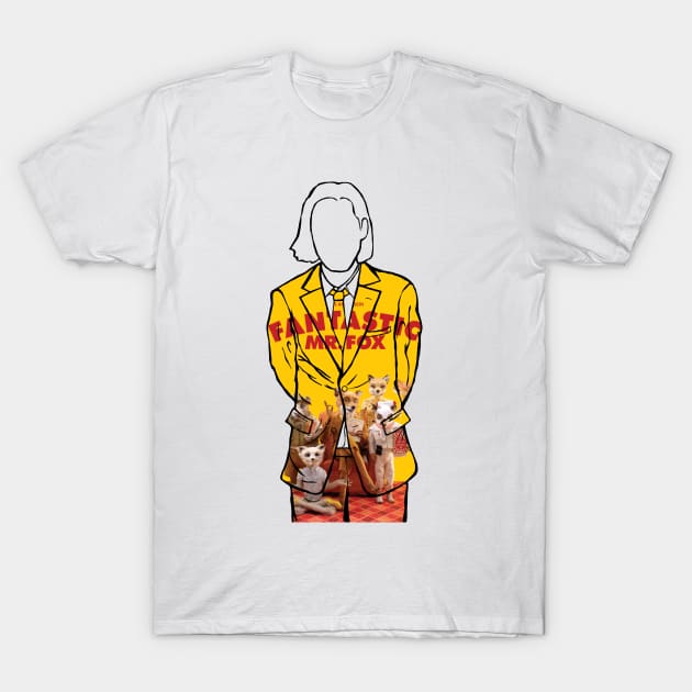 Wes Anderson (Fantastic Mr. Fox) T-Shirt by Youre-So-Punny